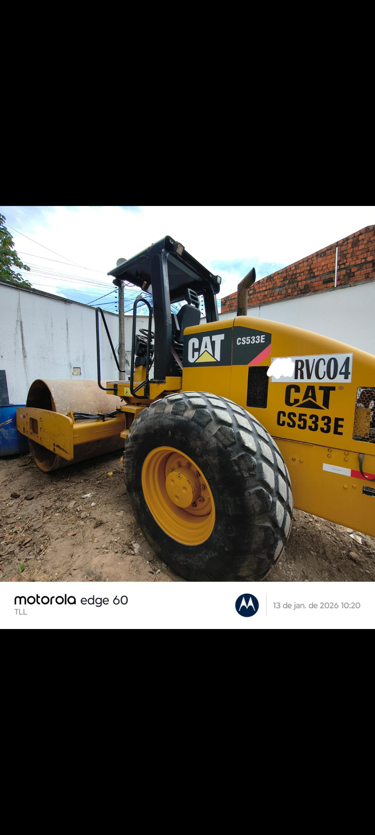 Rolo compactador Caterpillar CS533E 2012