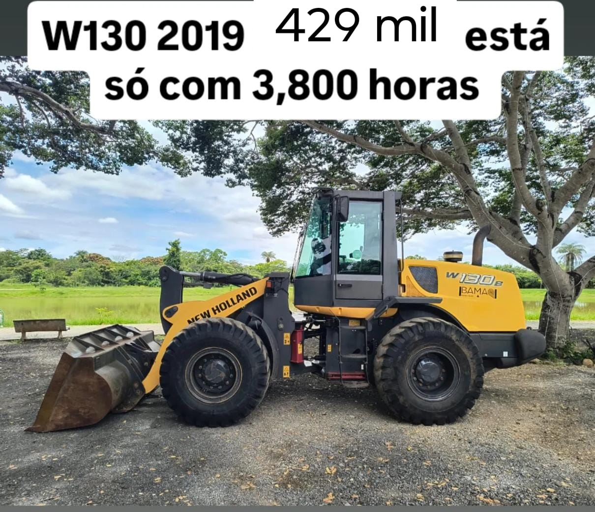 Carregadeira New Holland W130 ano 2019